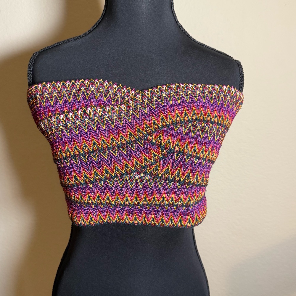 Multicolor Knit Bandeau by Forever 21 size L
